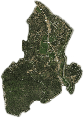 Plan cadastral du Domaine Saint-Antonin, à Jouques.