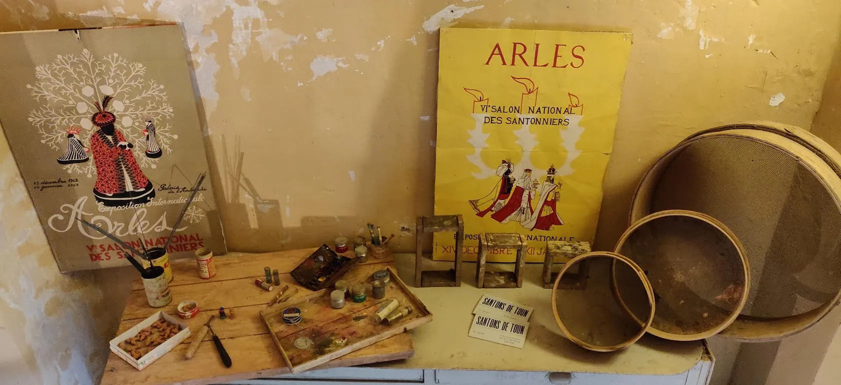 Reconstitution du plan de travail de TOUN, lors des Journées Européennes du Patrimoine, au Domaine Saint-Antonin.