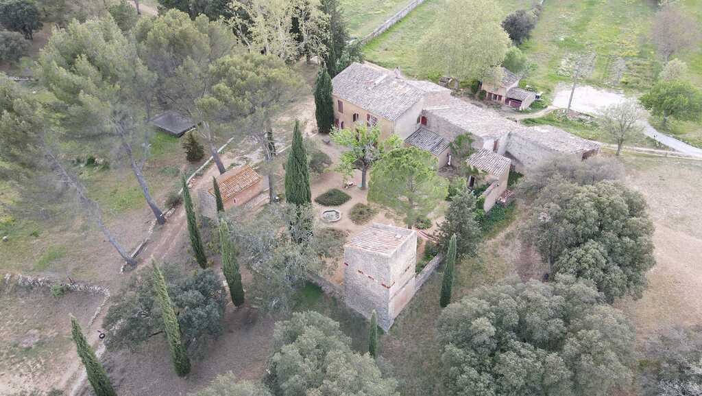 Le Domaine Saint-Antonin vu du ciel ©Domaine Saint-Antonin - Association TOUN