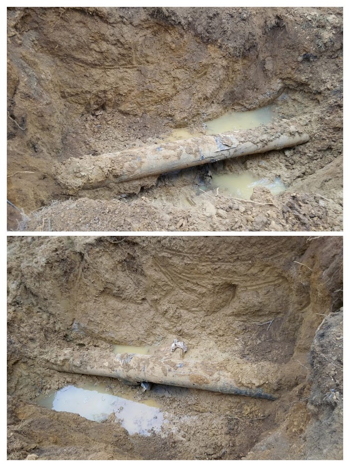 Canalisation du Canal de Provence réparée - 2018.