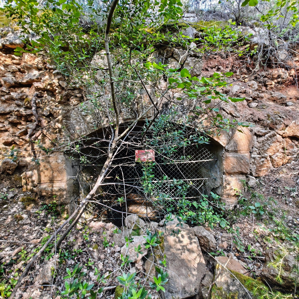 Vue rapprochée Ouest du tunnel du Canal du Verdon - 2026.